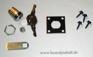 Backglass Lock & Plate Assembly Stern (1999-2002) - zum Schließen ins Bild klicken